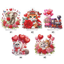 Load image into Gallery viewer, Cat-Single Side Drill-Acrylic Diamond Desktop Ornament