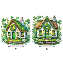 Load image into Gallery viewer, St. Patrick's Day hut-Single Side Drill-Acrylic Diamond Desktop Ornament
