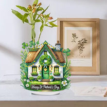 Load image into Gallery viewer, St. Patrick's Day hut-Single Side Drill-Acrylic Diamond Desktop Ornament
