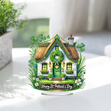 Load image into Gallery viewer, St. Patrick's Day hut-Single Side Drill-Acrylic Diamond Desktop Ornament