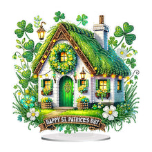 Load image into Gallery viewer, St. Patrick's Day hut-Single Side Drill-Acrylic Diamond Desktop Ornament