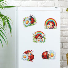 Load image into Gallery viewer, 6Pcs/Set Animal-Diamond Painting Magnet Refrigerator