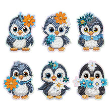 Load image into Gallery viewer, 6Pcs/Set Animal-Diamond Painting Magnet Refrigerator