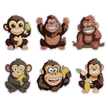 Load image into Gallery viewer, 6Pcs/Set Animal-Diamond Painting Magnet Refrigerator