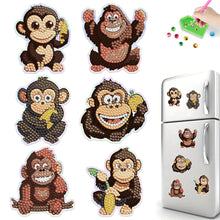 Load image into Gallery viewer, 6Pcs/Set Animal-Diamond Painting Magnet Refrigerator