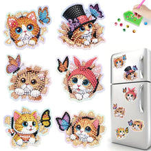 Load image into Gallery viewer, 6Pcs/Set Animal-Diamond Painting Magnet Refrigerator