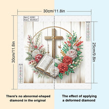 Load image into Gallery viewer, Cross-Partial Special Diamond Painting-30x30cm