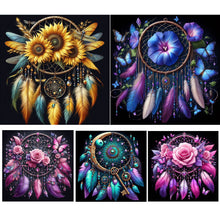 Load image into Gallery viewer, Dream Catcher-Full Round Diamond Painting-30x30cm