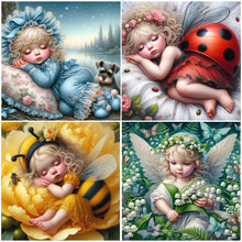 Load image into Gallery viewer, Life of Pets Girl-Full Round Diamond Painting-30x30cm