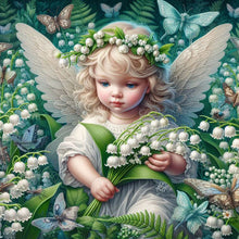 Load image into Gallery viewer, Life of Pets Girl-Full Round Diamond Painting-30x30cm