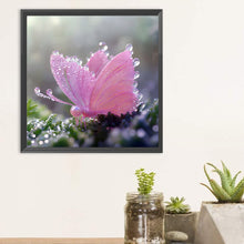 Load image into Gallery viewer, Butterfly-Full Round Diamond Painting-30x30cm