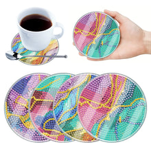 Load image into Gallery viewer, 4Pcs/Set Flower-Acrylic Waterproof Diamond Coaster