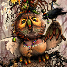 Load image into Gallery viewer, Bird-Full Round Diamond Painting-40x40cm