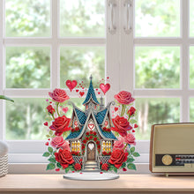 Load image into Gallery viewer, Girl Bear-Single Side Drill-Acrylic Diamond Desktop Ornament