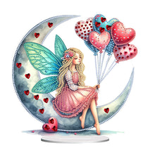 Load image into Gallery viewer, Girl Bear-Single Side Drill-Acrylic Diamond Desktop Ornament