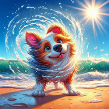 Load image into Gallery viewer, Cat Dog-Full Round Diamond Painting-30x30cm