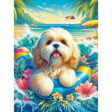 Load image into Gallery viewer, Cat Dog-Full Round Diamond Painting-30x40cm