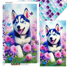 Load image into Gallery viewer, Rabbit Dog-Full Round Diamond Painting-40x70cm-Large Size