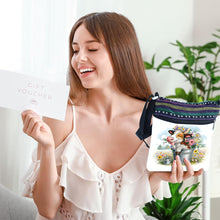 Load image into Gallery viewer, Flower-Diamond Chain Crossbody Bag