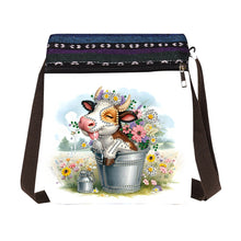 Load image into Gallery viewer, Flower-Diamond Chain Crossbody Bag