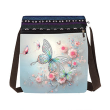 Load image into Gallery viewer, Flower-Diamond Chain Crossbody Bag