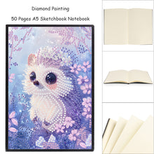Load image into Gallery viewer, Flower-DIY Diamonds Painting Notebook 50 Pages