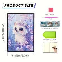 Load image into Gallery viewer, Flower-DIY Diamonds Painting Notebook 50 Pages