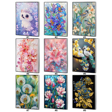 Load image into Gallery viewer, Flower-DIY Diamonds Painting Notebook 50 Pages