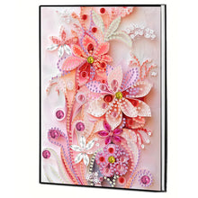Load image into Gallery viewer, Flower-DIY Diamonds Painting Notebook 50 Pages