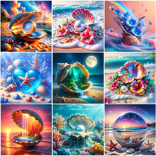 Load image into Gallery viewer, Dream Shells-Full Round Diamond Painting-30x30cm