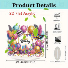 Load image into Gallery viewer, Carnival-Single Side Drill-Acrylic Diamond Desktop Ornament