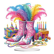 Load image into Gallery viewer, Carnival-Single Side Drill-Acrylic Diamond Desktop Ornament