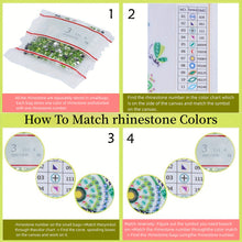 Load image into Gallery viewer, 6Pcs/Set Hummingbird Series-Diamond Greeting Cards