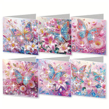 Load image into Gallery viewer, 6Pcs/Set Hummingbird Series-Diamond Greeting Cards