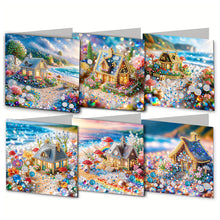 Load image into Gallery viewer, 6Pcs/Set Hummingbird Series-Diamond Greeting Cards