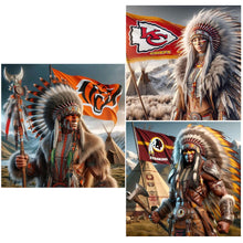 Load image into Gallery viewer, Indian-Full Round Diamond Painting-40x40cm