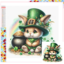 Load image into Gallery viewer, Rabbit-Full Square Diamond Painting-30x30cm