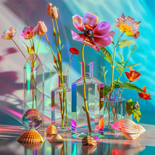 Load image into Gallery viewer, Crystal Bouquet-Full Round Diamond Painting-30x30cm