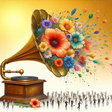 Load image into Gallery viewer, Crystal Bouquet-Full Round Diamond Painting-30x30cm