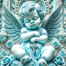 Load image into Gallery viewer, Snow Angel-Full Round Diamond Painting-30x30cm