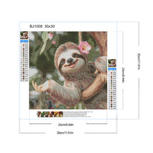 Load image into Gallery viewer, Sloth-Full Round Diamond Painting-30x30cm