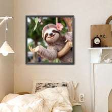 Load image into Gallery viewer, Sloth-Full Round Diamond Painting-30x30cm