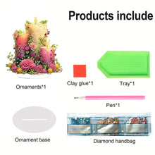 Load image into Gallery viewer, Flower Lantern-Single Side Drill-Acrylic Diamond Desktop Ornament