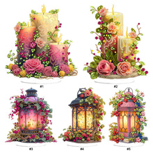 Load image into Gallery viewer, Flower Lantern-Single Side Drill-Acrylic Diamond Desktop Ornament