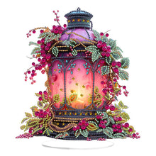 Load image into Gallery viewer, Flower Lantern-Single Side Drill-Acrylic Diamond Desktop Ornament