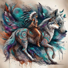 Load image into Gallery viewer, Indian-Full Round Diamond Painting-40x40cm