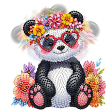 Load image into Gallery viewer, Animal-Single Side Drill-Shaking Head Acrylic Diamond Desktop Ornament