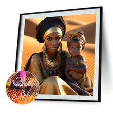 Load image into Gallery viewer, Girl Boy-Full Round Diamond Painting-40x40cm