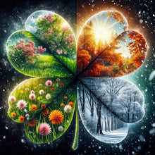 Load image into Gallery viewer, Flower-Full Round Diamond Painting-40x40cm