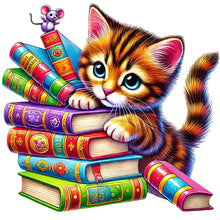 Load image into Gallery viewer, Cat-Full Round Diamond Painting-30x30cm